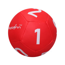 Load image into Gallery viewer, Red Number Printed Soft Football
