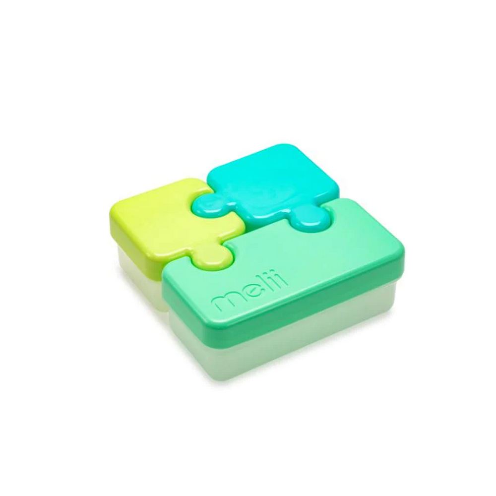 Melii Blue Puzzle Food Containers