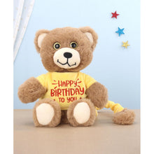 Load image into Gallery viewer, Brown Birthday Buddy Teddy - 21 cm
