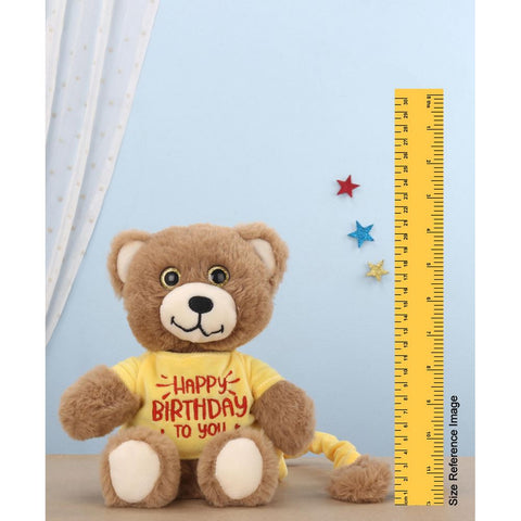 Brown Birthday Buddy Teddy - 21 cm