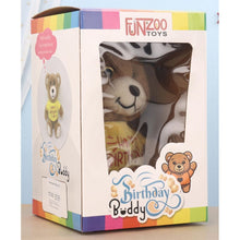 Load image into Gallery viewer, Brown Birthday Buddy Teddy - 21 cm
