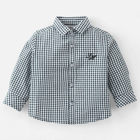 Navy Checked Shirt And Blue Pant With Suspender And Flat Cap