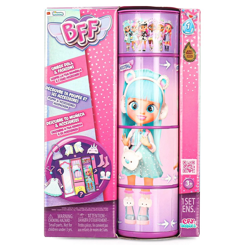 Cry Babies BFF Series 1 Kristal Fashion Doll