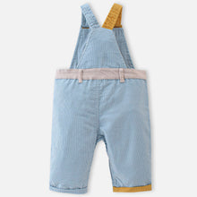 Load image into Gallery viewer, Colorblock Embroidered Dungaree With Full Sleeves T-Shirt
