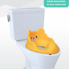 Load image into Gallery viewer, Orange Adaptable Baby Potty Trainer Seat
