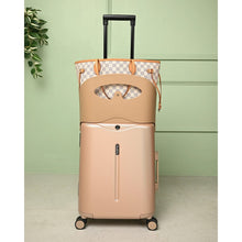 Load image into Gallery viewer, Miamily Champagne Gold Ride-On Trolley Carry-On Luggage 18 Inches
