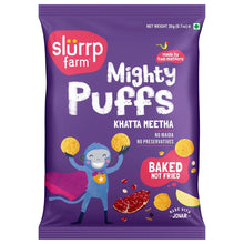 Load image into Gallery viewer, Slurrp Farm Khatta Meetha Mighty Puff - 20gm
