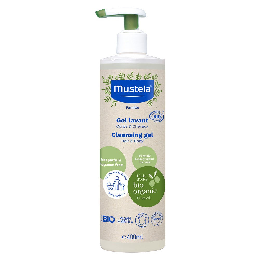 Mustela Organic Cleansing Gel- 400ml