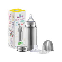 Load image into Gallery viewer, Prime Flow 4 Stage Insulated Thermo Stainless Steel Feeding Bottle- 150ml
