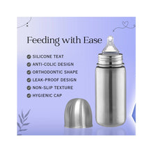 Load image into Gallery viewer, Prime Flow 4 Stage Insulated Thermo Stainless Steel Feeding Bottle- 150ml
