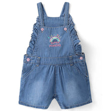 Load image into Gallery viewer, Pink Rainbow Theam  Frill Sleeves T-Shirt &amp; Dungaree Set
