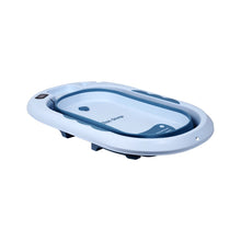 Load image into Gallery viewer, Blue Folding Bath Tub With Thermometer &amp; Anti-Skid Base
