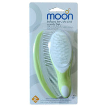 Load image into Gallery viewer, Moon Infant Brush &amp; Comb Set
