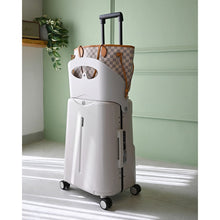 Load image into Gallery viewer, Miamily Mist Grey Ride-On Trolley Carry-On Luggage 18 Inches
