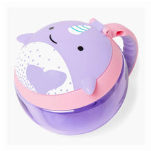 Load image into Gallery viewer, Purple Narwhal Zoo Snack Cup

