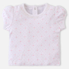 Load image into Gallery viewer, Pink Cotton Half Sleeves T-Shirt &amp; Shorts Set
