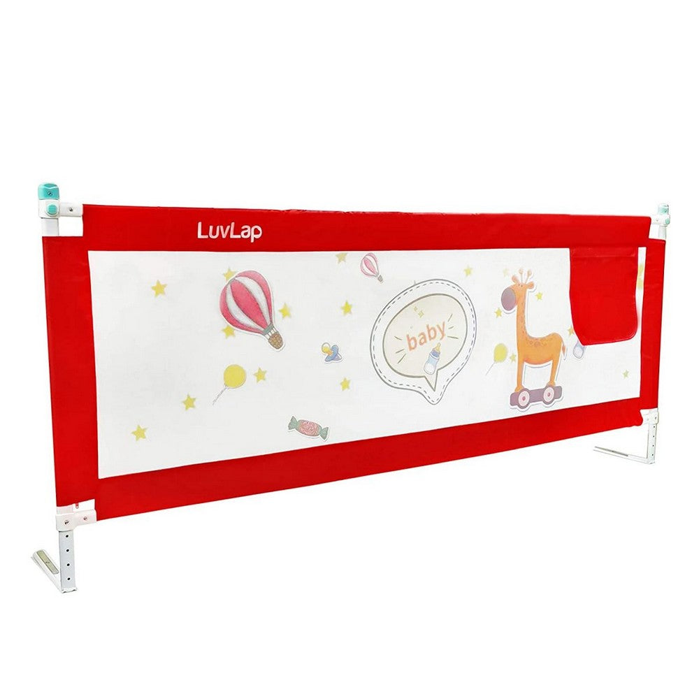 Luvlap Red Comfy Baby Bed Rail