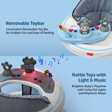 Load image into Gallery viewer, Blue 3 Level Height Adjustment 360° Joy Baby Walker
