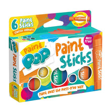 Load image into Gallery viewer, Paint Pop Classic Quick Dry Paint Sticks- 6 Pack
