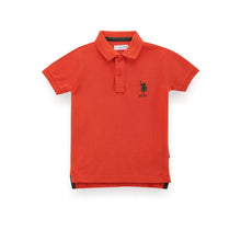 Load image into Gallery viewer, Rust Cotton Pique Polo T-Shirt
