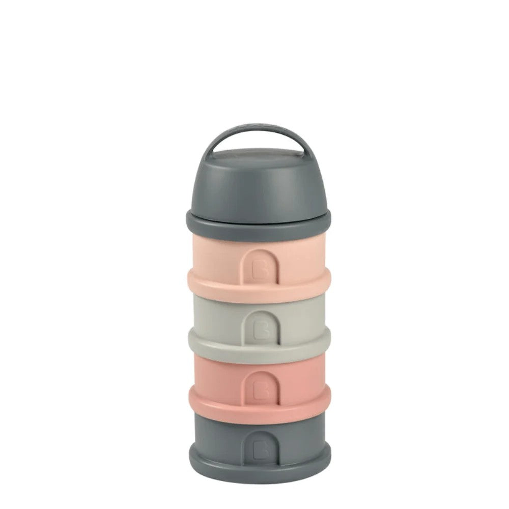 Pink Stacked Formula Container With 4 Compartments