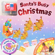 Load image into Gallery viewer, Santa`s Busy Christmas Wind And Go Toy With Track
