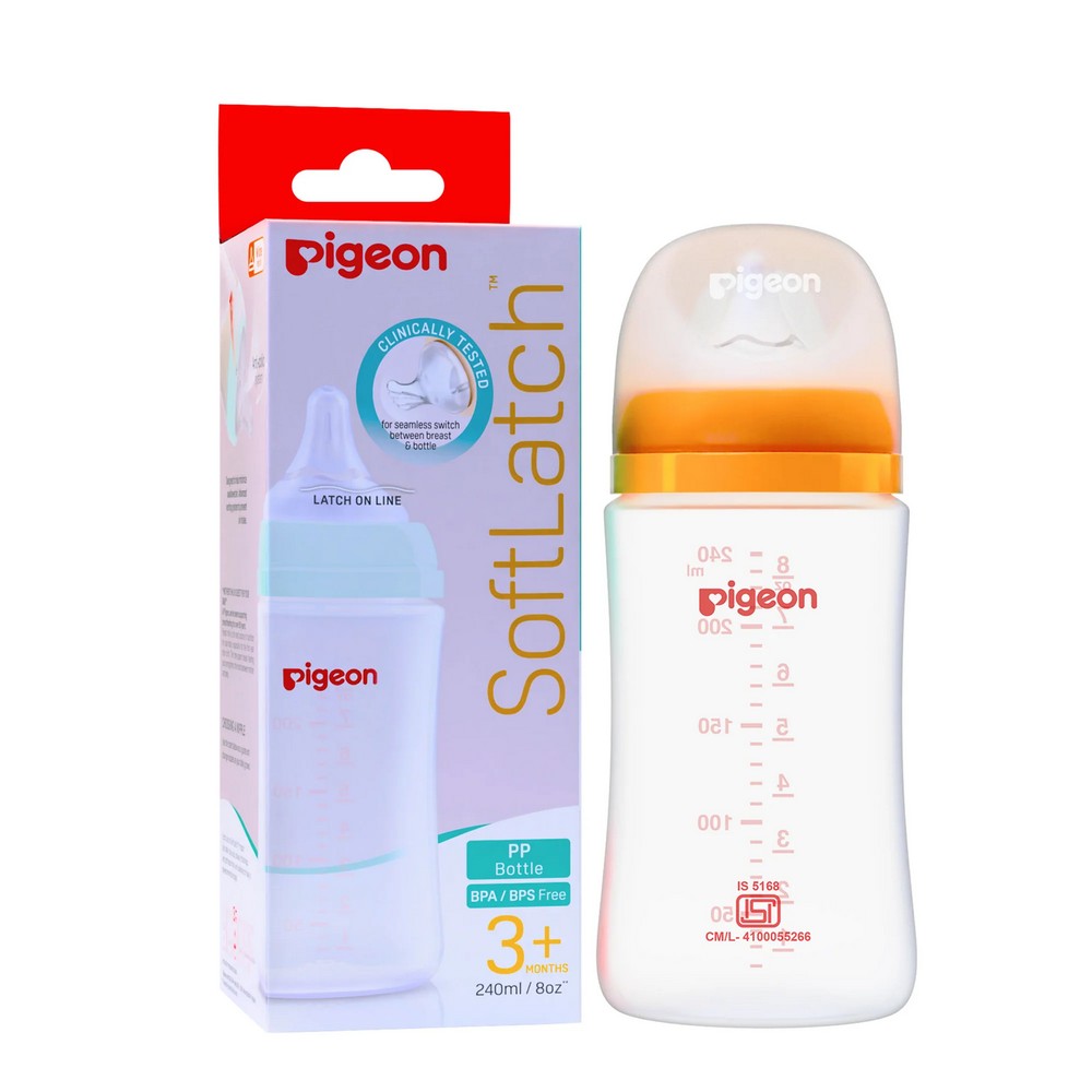 Pigeon Wn3 Pp Nursing Bottle - Plus Type Nipple 240 ml