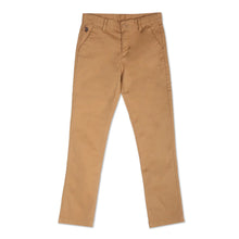 Load image into Gallery viewer, Light Brown Mid Rise Twill Weave Solid Trousers
