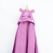 Load image into Gallery viewer, Pink Unicorn Hooded Towel
