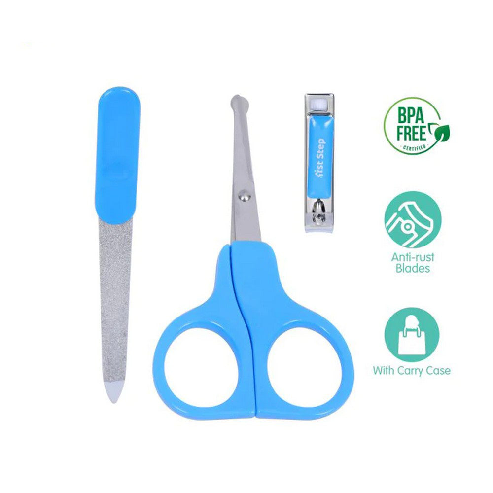 Blue Manicure Set - 3 Pcs