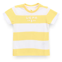 Load image into Gallery viewer, Yellow Horizontal Striped Pique T-Shirt
