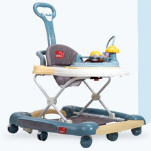 Load image into Gallery viewer, Activity Baby Walker Cum Rocker- Blue
