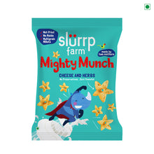 Load image into Gallery viewer, Slurrp Farm Cheese &amp; Herbs Mighty Munchies - 20gm
