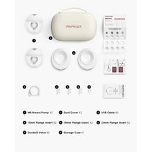 Load image into Gallery viewer, Red All-in-one M5 Wearable Breast Pump - Pack Of 2
