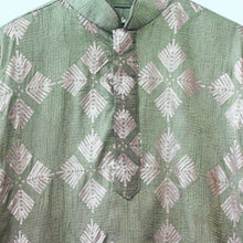 Load image into Gallery viewer, Green Sequins Embellished Kurta With Pajama
