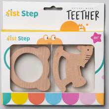 Load image into Gallery viewer, Natural Wood Teether With No Sharp Edges (4Months+)
