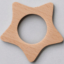 Load image into Gallery viewer, 1st Step Teether Natural Wood Teether With No Sharp Edges
