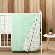 Load image into Gallery viewer, Green Arctic Into The wild Organic Muslin Blanket
