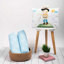 Load image into Gallery viewer, Blue The Little Prince Mini Cot Bedding Set
