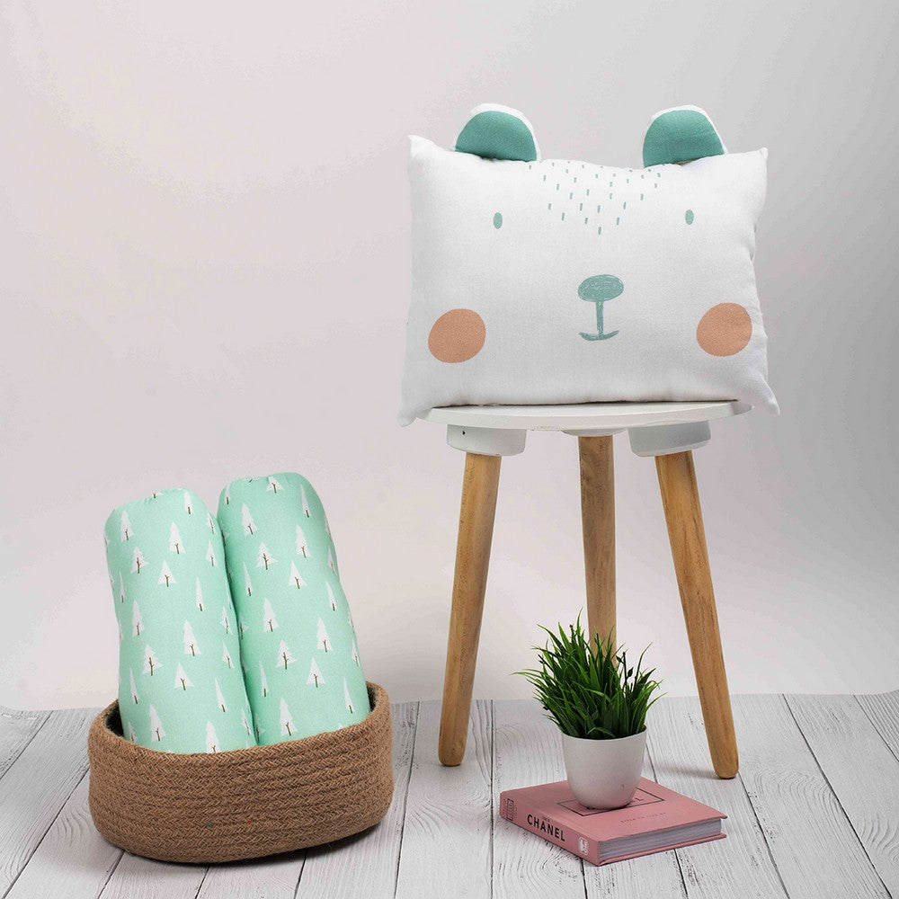 Green Arctic Mini Cot Bedding Set