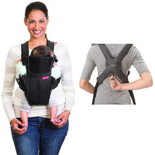 Load image into Gallery viewer, Black Infantino Swift Classic Carrier - Birth To 12 Months
