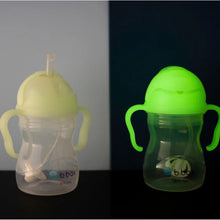 Load image into Gallery viewer, Weighted Straw Sippy Cup - Glow In The Dark
