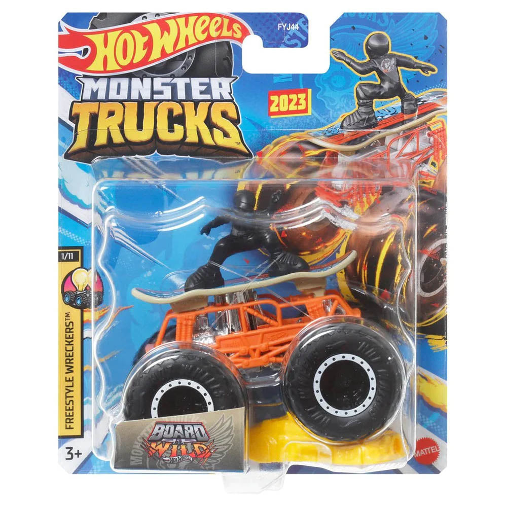 Monster Trucks With Crushable Car
