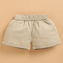 Load image into Gallery viewer, Blue Bear T-Shirt With Beige Shorts
