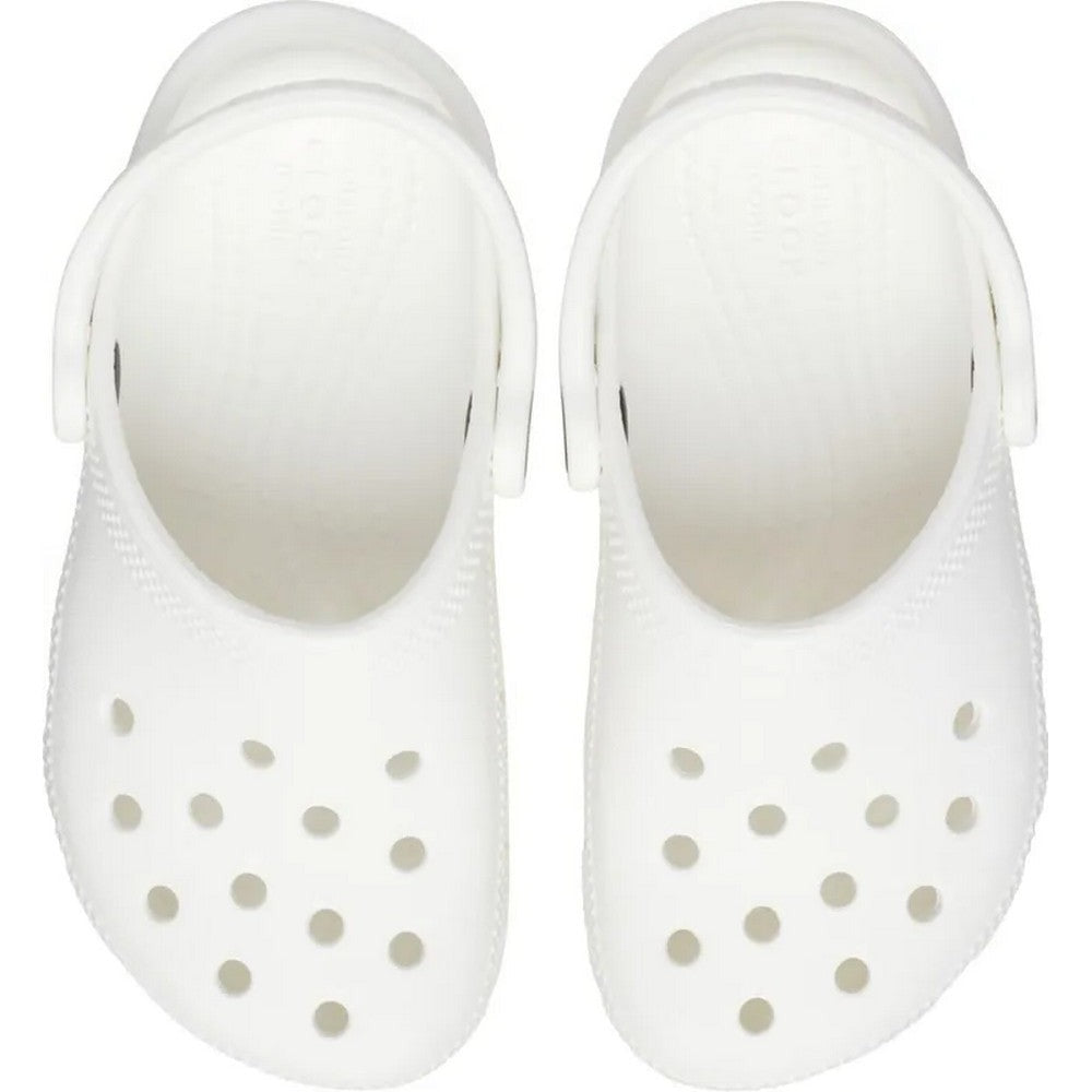 White Classic Clog