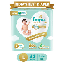 Load image into Gallery viewer, Large Pampers Premium Care Pant Style Diapers - 44 Pieces (9-14kg)
