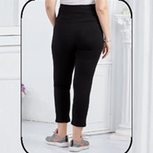 Load image into Gallery viewer, Black High Waist Maternity Pants
