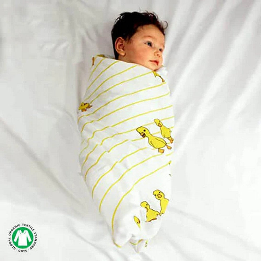 Bird, Duck & Flamingo Theme Bamboo Baby Swaddle Set- Pack Of 3