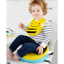 Load image into Gallery viewer, Zoo Fold &amp; Go Silicone Bib
