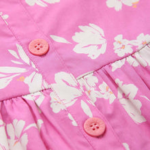 Load image into Gallery viewer, Pink Floral Printed Button Down Dress
